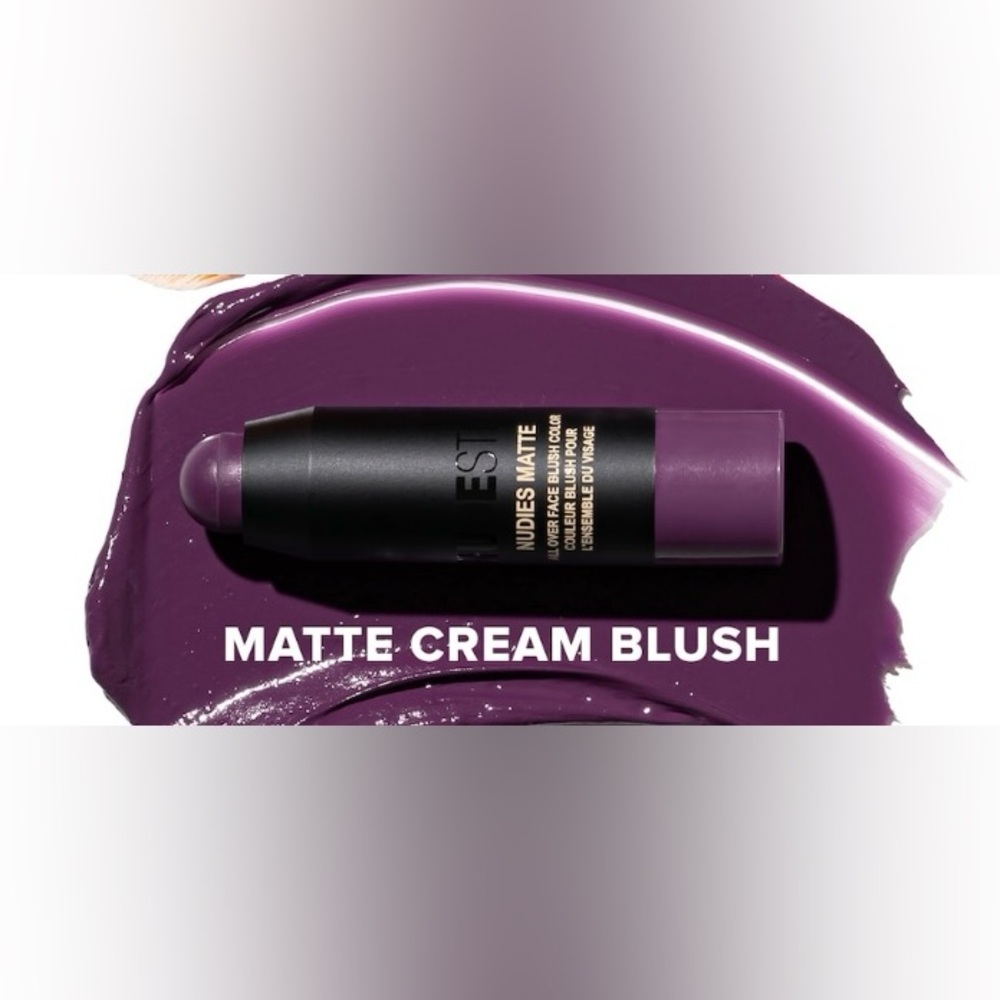 NUDESTIX Matte Lux Ultra Soft Balm for Cheeks, Eyes & Lips Moodie Blu Mini 1.8 g